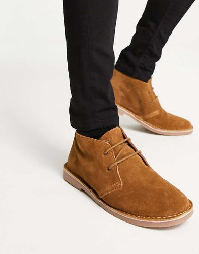Bottines chukka en daim - Fauve - Jack & Jones - Modalova