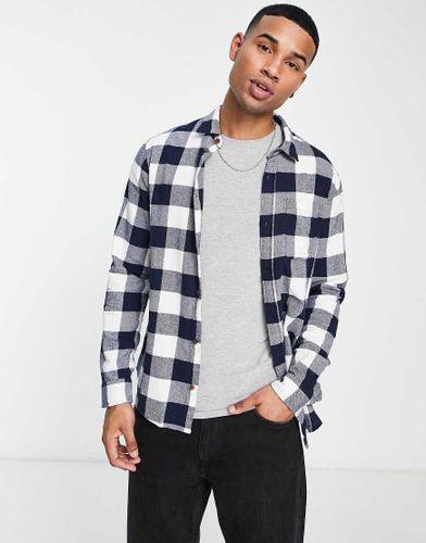 Chemise manches longues à carreaux - Jack & Jones - Modalova