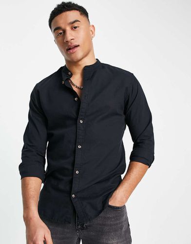 Essentials - Chemise à col grand-père - Jack & Jones - Modalova