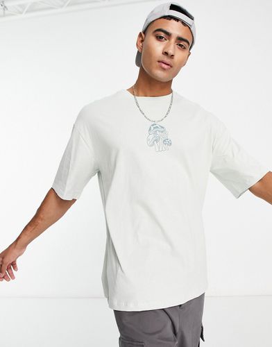 Originals - T-shirt oversize à motifs champignons - clair - Jack & Jones - Modalova