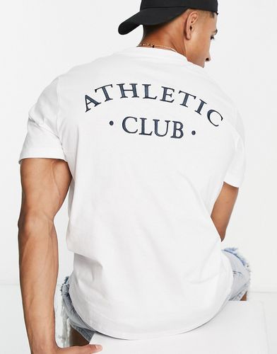 Originals - T-shirt oversize avec broderie Athletic Club - Jack & Jones - Modalova
