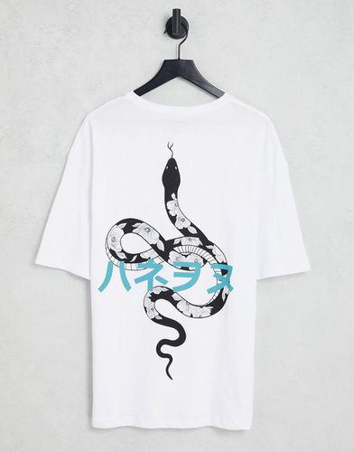 Originals - T-shirt oversize avec imprimé serpent dans le dos - Jack & Jones - Modalova