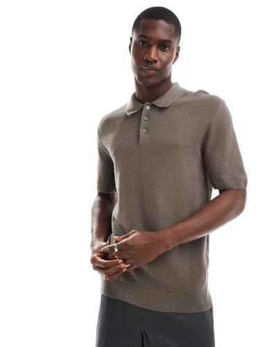  Polo en maille - Moka - Jack & Jones - Modalova