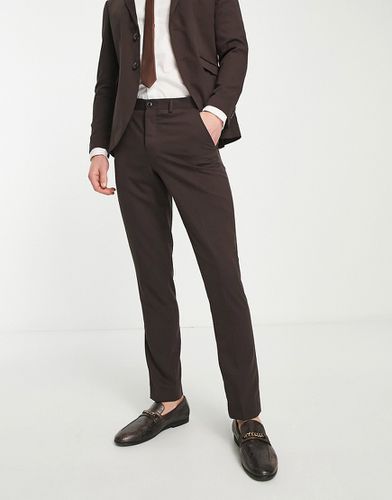 Premium - Pantalon de costume ultra ajusté - Chocolat - Jack & Jones - Modalova