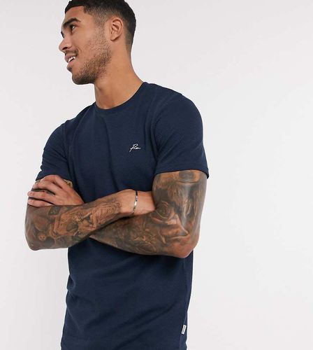 Premium - T-shirt d'ensemble texturé - Bleu - Exclusivité ASOS - Jack & Jones - Modalova