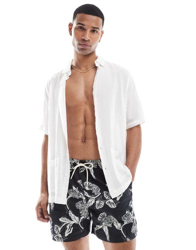 Short de bain  imprim fleuri - Jack & Jones - Modalova