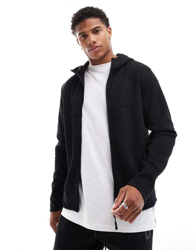 Sweat à capuche d'ensemble zippé en tissu technique - Jack & Jones - Modalova