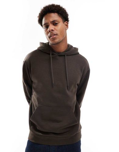 Sweat à capuche oversize - chocolat - Jack & Jones - Modalova