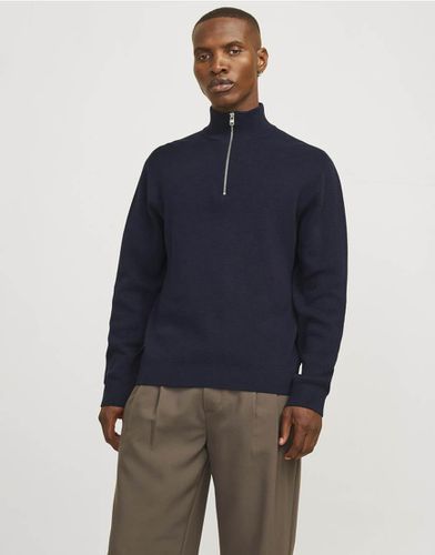 Sweat à col zippé - nuit - Jack & Jones - Modalova