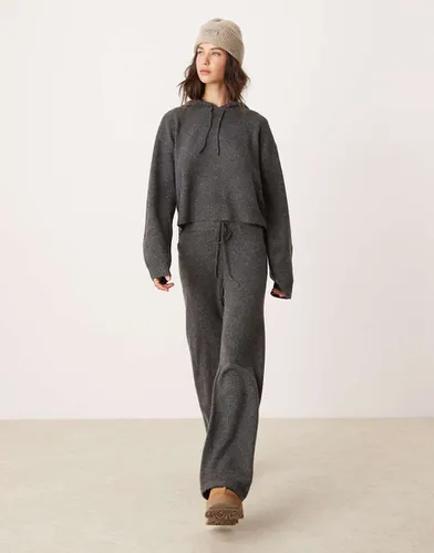 Pantalon d'ensemble en maille - Anthracite - Jdy - Modalova