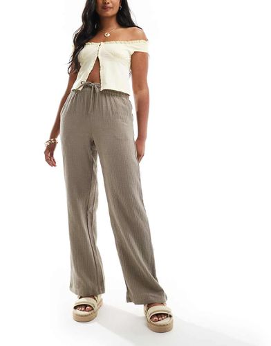 JDY - Pantalon large - Marron clair - Jdy - Modalova