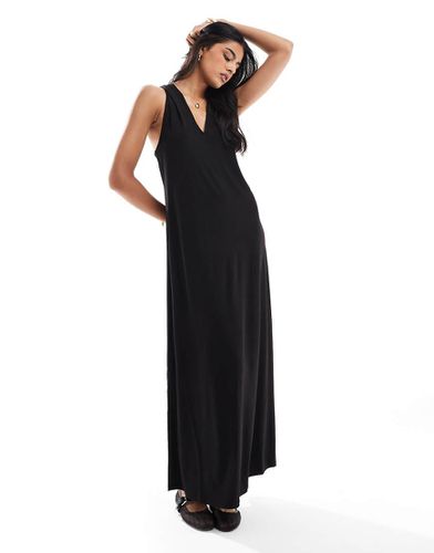 Robe longue sans manches nouée dans le dos - Jdy - Modalova