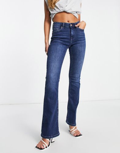 Blush - Jean évasé taille mi-haute - Bleu foncé - Only - Modalova