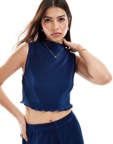 Crop top d'ensemble plissé - Only - Modalova