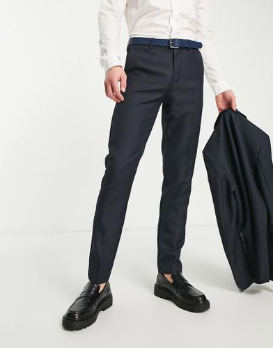 Pantalon de costume slim - foncé - Only & Sons - Modalova