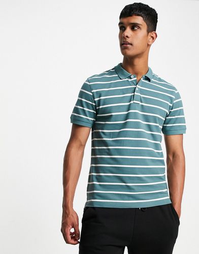 Only & Sons - Polo - Turquoise-Vert - Only & Sons - Modalova