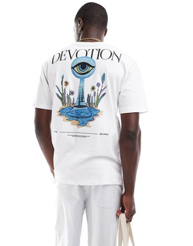 T-shirt oversize avec imprimé Devotion au dos - Only & Sons - Modalova