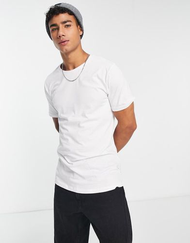 T-shirt long à ourlet arrondi - Only & Sons - Modalova