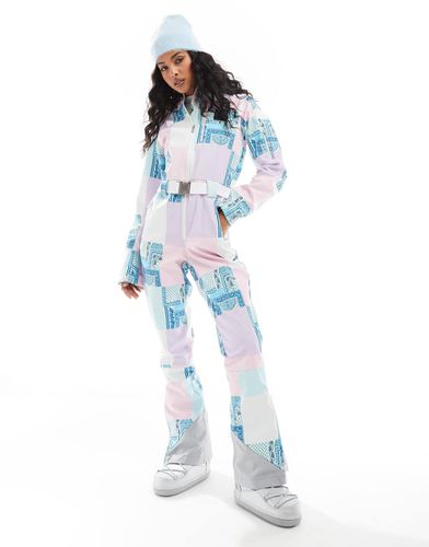 Chic - Combinaison de ski effet patchwork - Multicolore - Oosc - Modalova