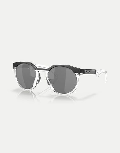 Hstn - Lunettes de soleil rondes avec verres gris polarisés effet miroir - mat - Oakley - Modalova