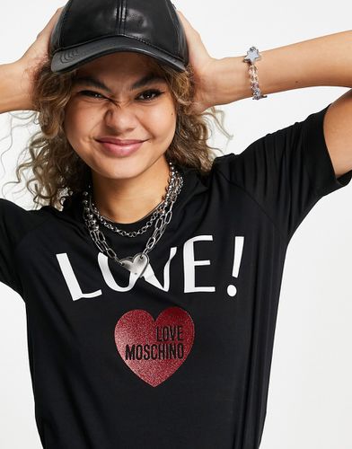 T-shirt à imprimé logo Love - Love Moschino - Modalova