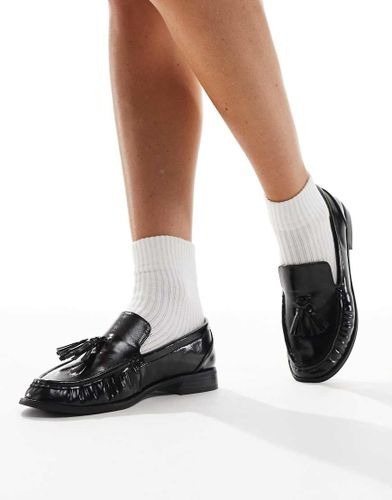 Sadie - Mocassins vernis froncs  pampilles - London Rebel - Modalova