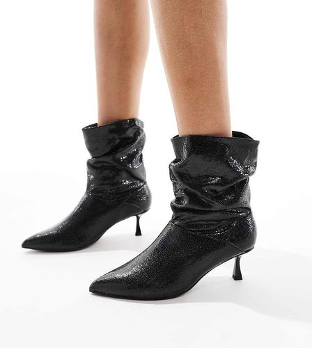 Whitney - Bottines souples à petit talon - London Rebel Wide Fit - Modalova