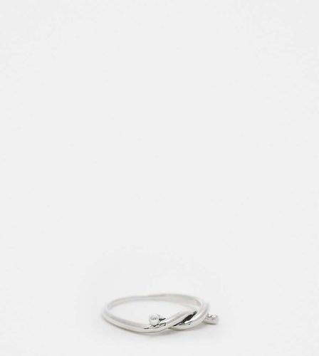 Bague effet noué en argent massif - Lost Souls - Modalova