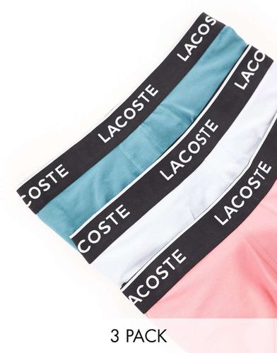 Lot de 3 boxers casual - Pastel - Lacoste - Modalova