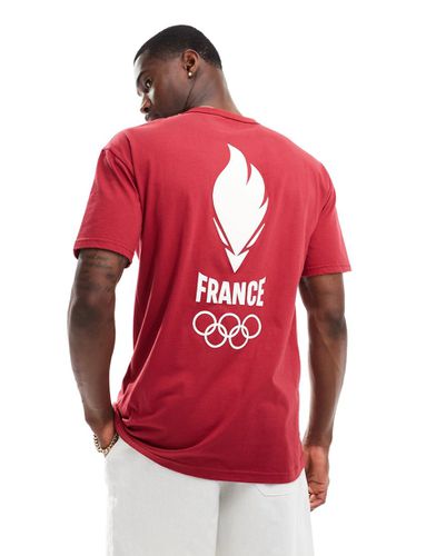 T-shirt imprimé dans le dos de l'équipe de France Jeux olympiques Paris 2024 - Rio - Le Coq Sportif - Modalova