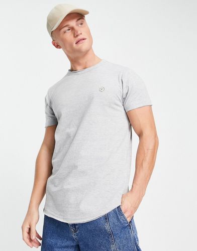 T-shirt long avec ourlet incurvé - clair - Le Breve - Modalova