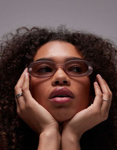 Outta Love - Lunettes de soleil ovales - translucide - Le Specs - Modalova