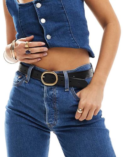 High-Low - Ceinture en cuir avec boucle dorée - Levi's - Modalova