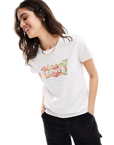 T-shirt avec logo à imprimé fleuri - Levi's - Modalova