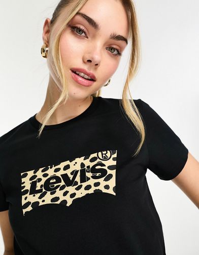 T-shirt avec logo à imprimé léopard - Levi's - Modalova