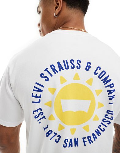 T-shirt avec logo soleil au centre et au dos - Levi's - Modalova