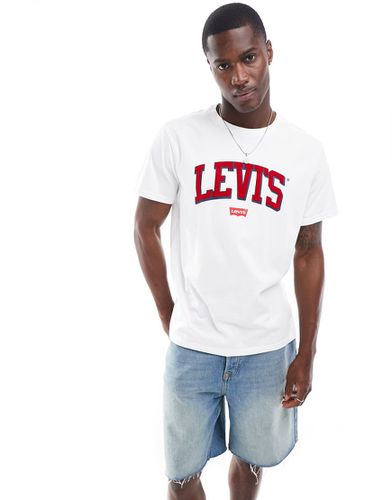 T-shirt décontracté avec logo style universitaire - Levi's - Modalova