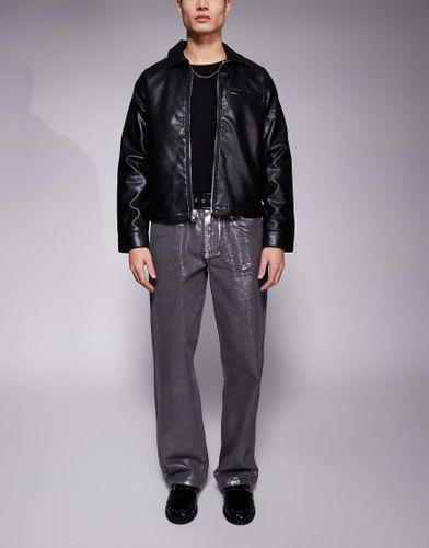 Jean baggy enduit - Liquor N Poker - Modalova