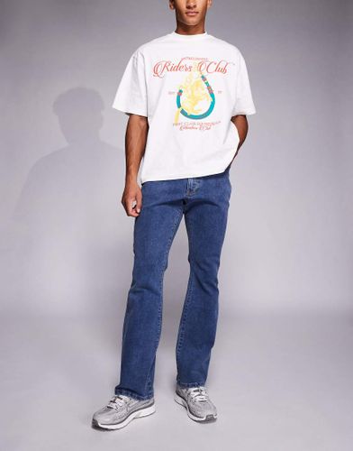 Jean slim vas effet superpos - fonc dlav - Liquor N Poker - Modalova