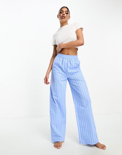 Pantalon de pyjama large oversize en coton à rayures - Luna - Modalova