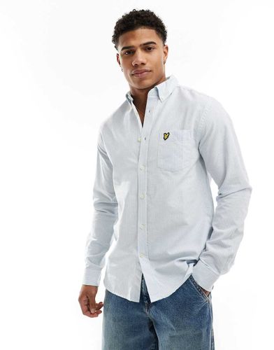 Chemise Oxford rayée à logo emblématique - clair - Lyle & Scott - Modalova