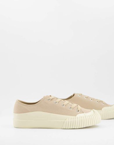 Sesam - Baskets à semelle chunky - Beige - Monki - Modalova