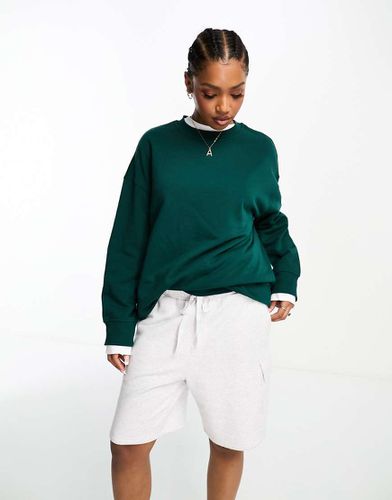 Sweat-shirt oversize - foncé - Monki - Modalova