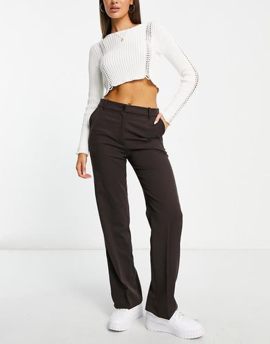 Pantalon ajusté décontracté - foncé - Monki - Modalova