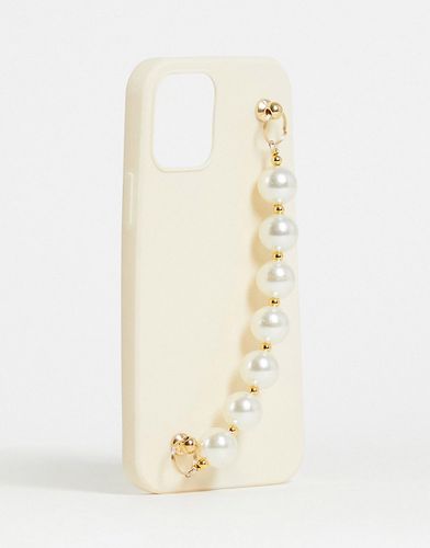 Coque pour téléphone avec chaîne à perles et breloques - Madein. - Modalova