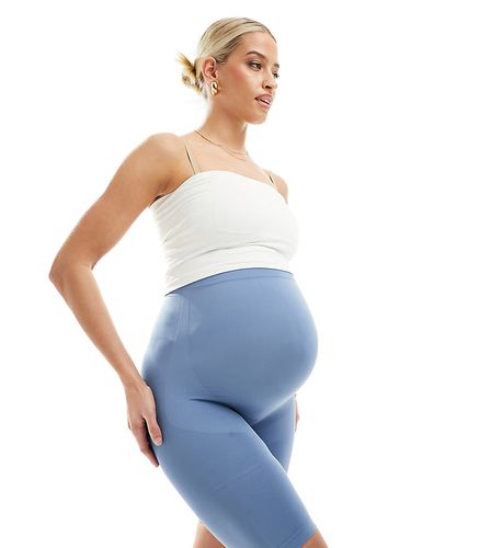 Mamalicious - Short de grossesse gainant recouvrant le ventre - jean - Mama.licious - Modalova