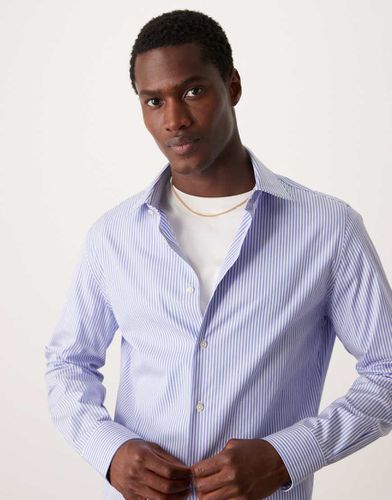 Chemise boutonnée coupe slim à rayures - Mango - Modalova