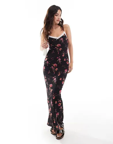 Robe longue à fleurs - Miss Selfridge - Modalova