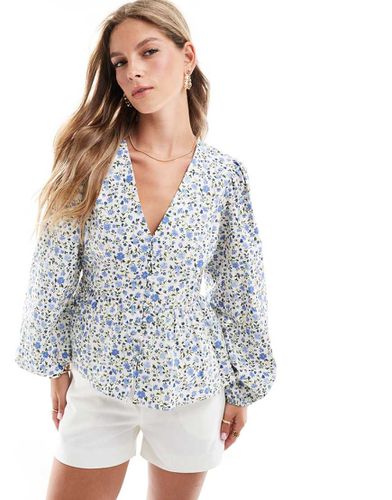 Ria - Blouse à motif fleuri - Nobody's Child - Modalova