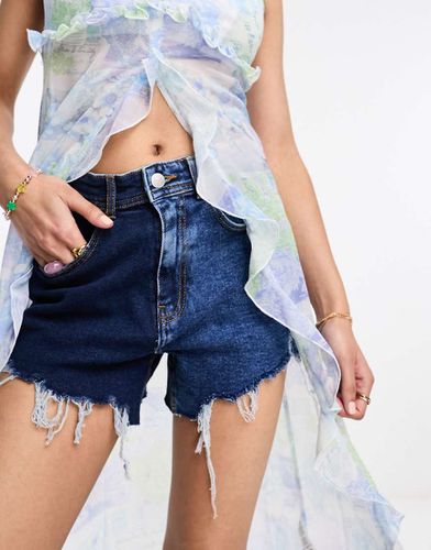 Short bicolore en jean - Noisy May - Modalova